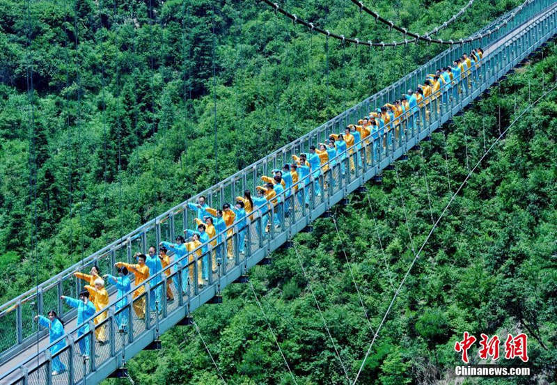 «Воздушный тайцзи» в провинции Цзянси