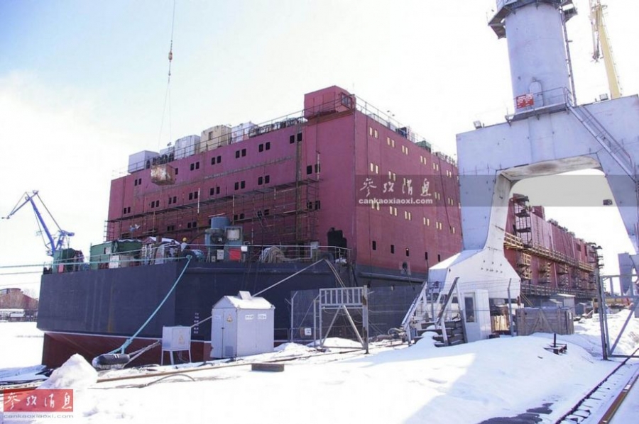 Первая в мире плавучая атомная электростанция начнет свое путешествие на Северный полюс