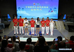 церемония проводов китайской сборной по плаванию на Олимпийские игры в Рио-де-Жанейро