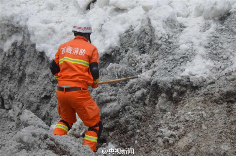 9 человек  пропали без вести в результате снежной лавины  в Тибете