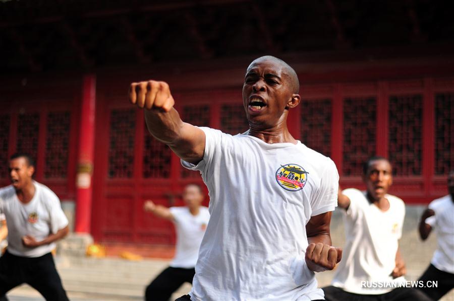 Африканские поклонники боевых искусств приехали в Шаолинь