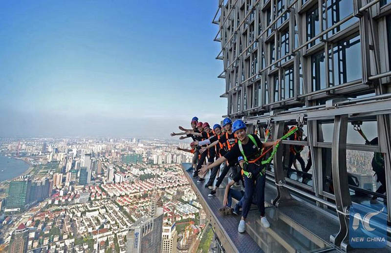 В Шанхае будет сдана в эксплуатацию открытая смотровая тропа на высоте 340 метров