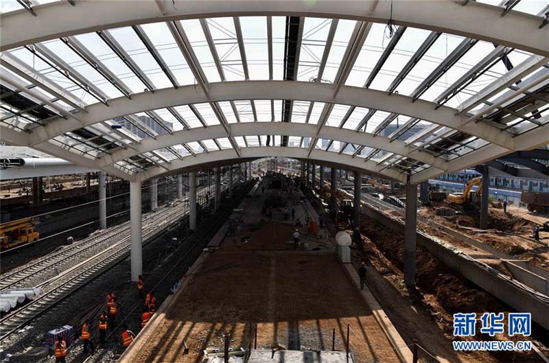 Уверенно продвигается работа по реконструкции Восточного железнодорожного вокзала Хух-Хото 