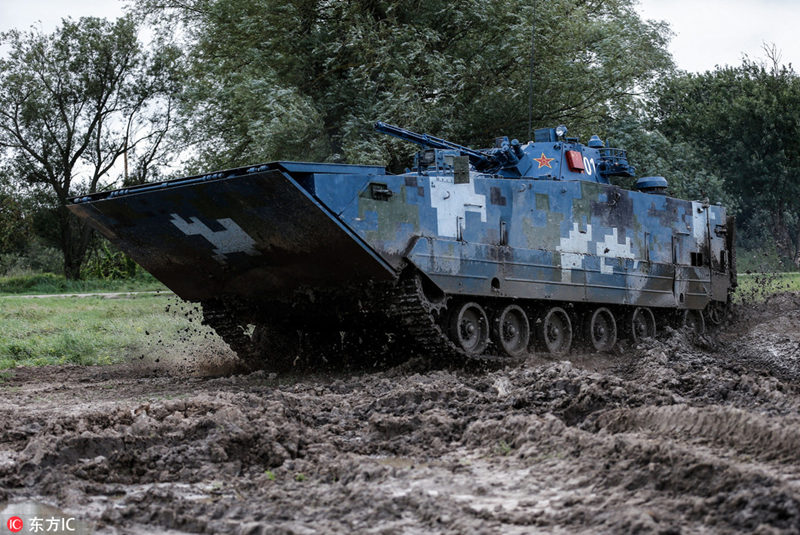 Китайские солдаты приняли участие в российских военных соревнованиях «Морской удар»