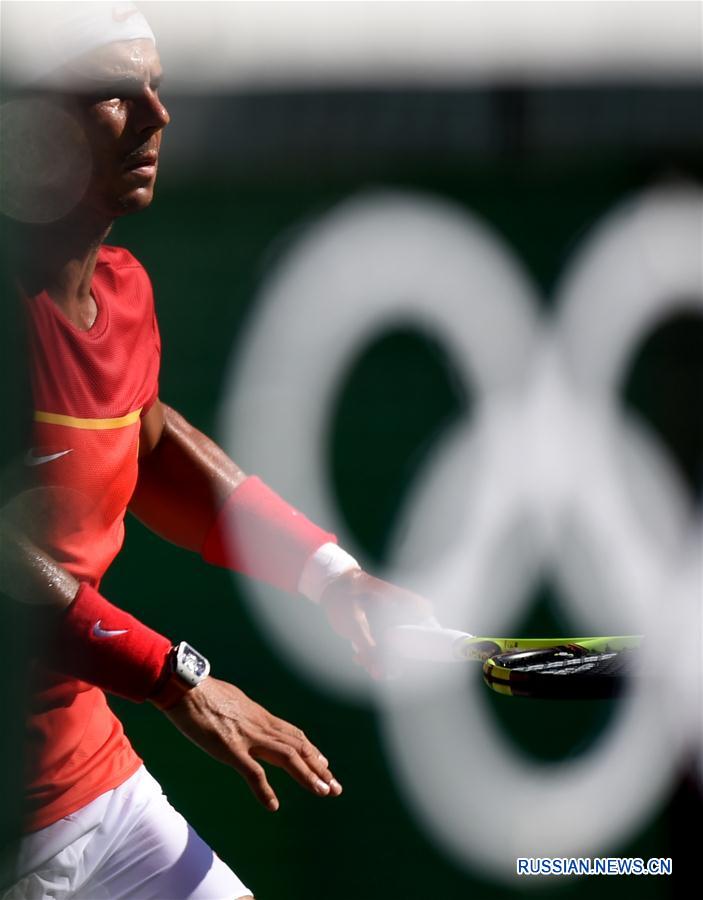 Надаль не вышел в финал теннисного турнира в одиночном разряде на ОИ в Рио-де-Жанейро