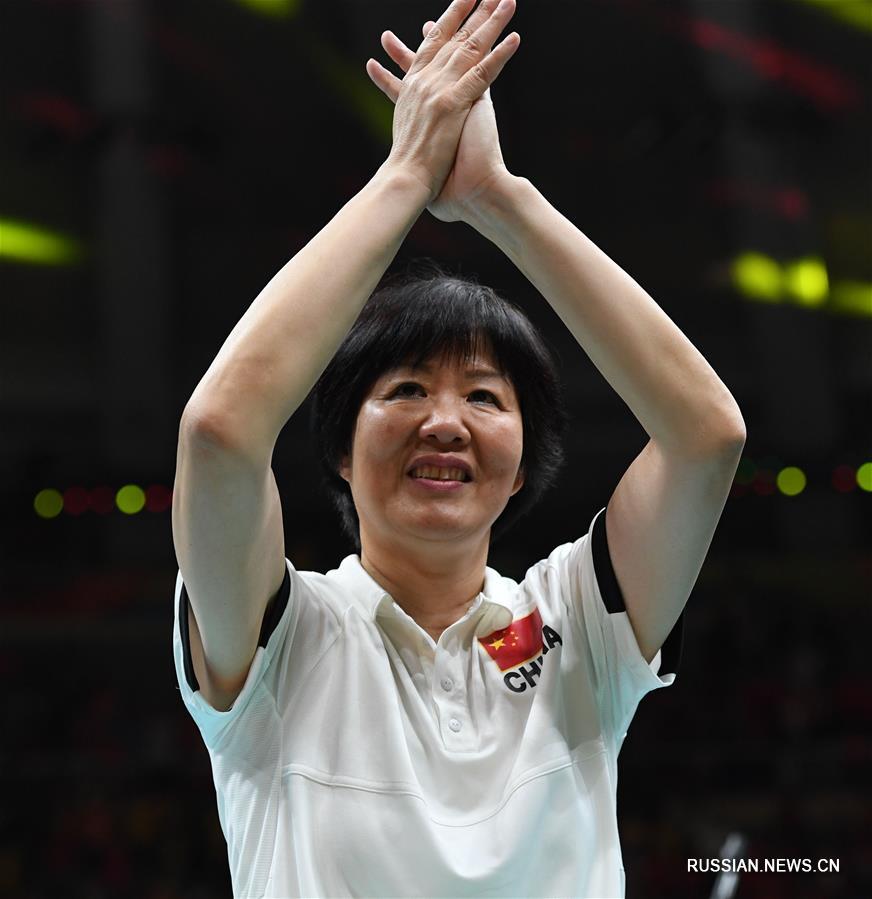 Женская сборная Китая завоевала золотые медали Олимпийских игр в Рио-де-Жанейро