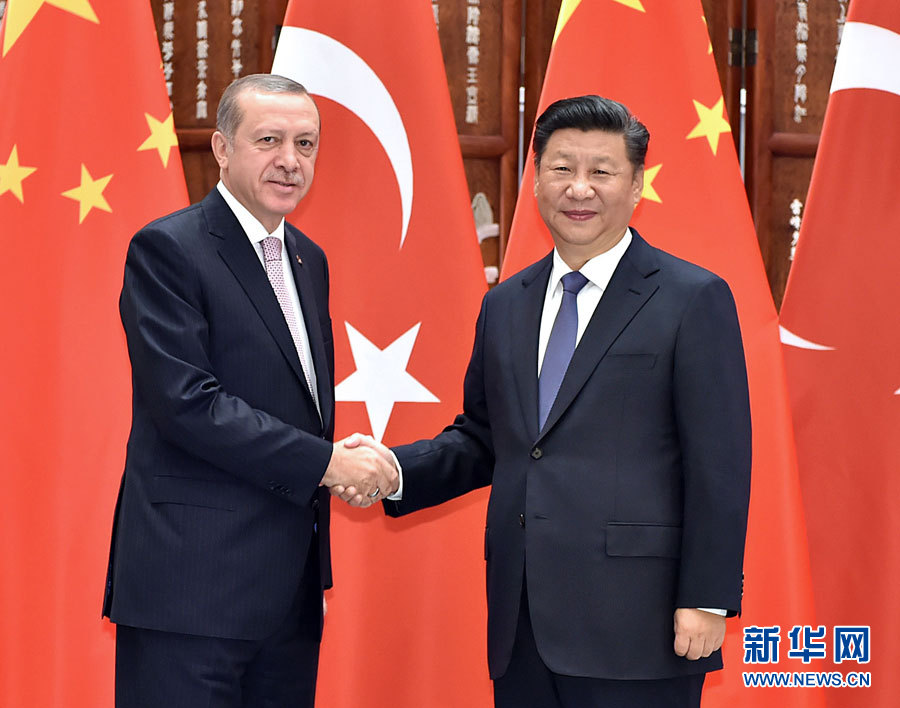 Си Цзиньпин встретился с президентом Турции Т. Эрдоганом