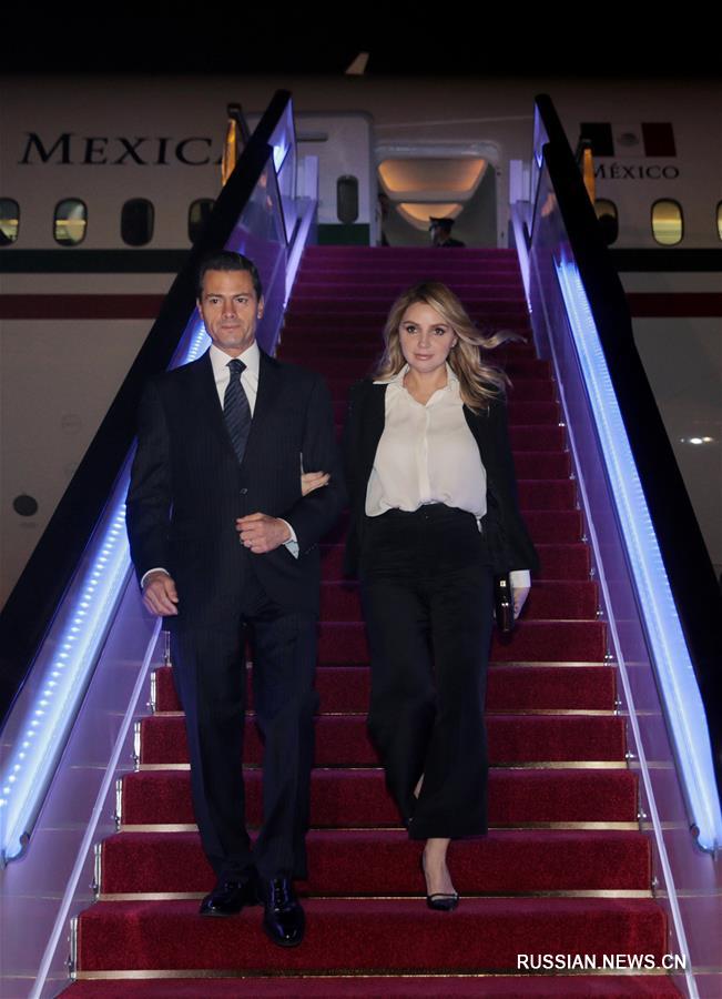 Президент Мексики прибыл в Китай для участия в саммите "Группы двадцати"