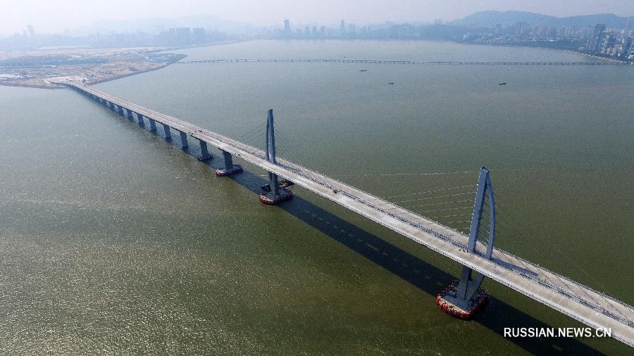Подходят к концу основные работы по возведению самого длинного в мире моста через море