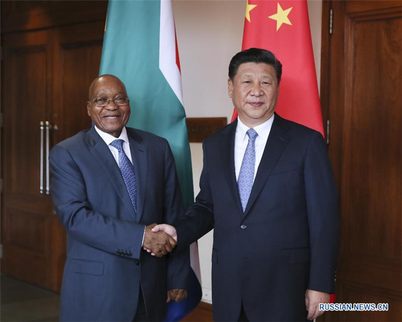 Си Цзиньпин встретился с президентом ЮАР Джейкобом Зумой