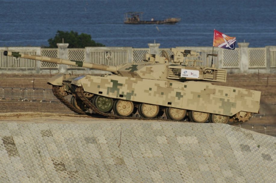 Китайский экспортный танк "VT-4" на выставке в Чжухае