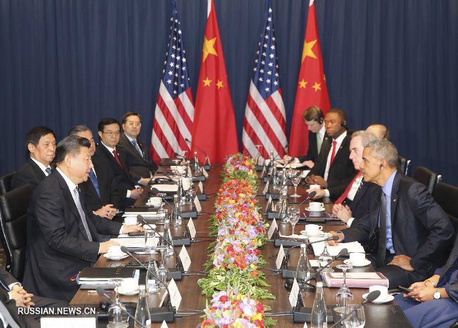Си Цзиньпин встретился с президентом США Б. Обамой