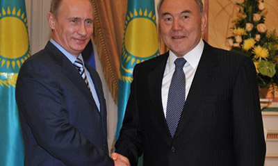 Назарбаев обсудил с Путиным вопросы двустороннего сотрудничества