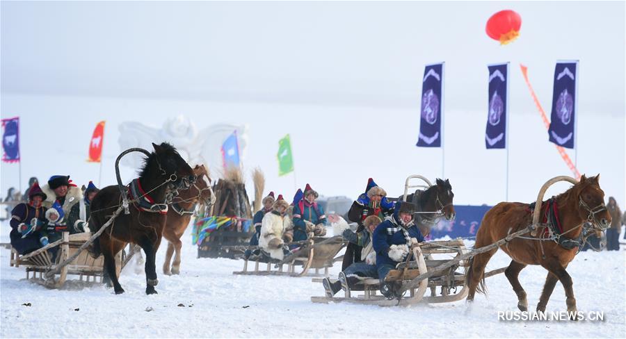 Зимний праздник в степях Внутренней Монголии