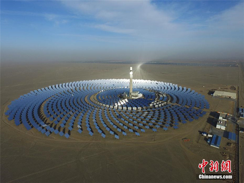 В Китае появилась первая в Азии круглосуточная солнечная электростанция