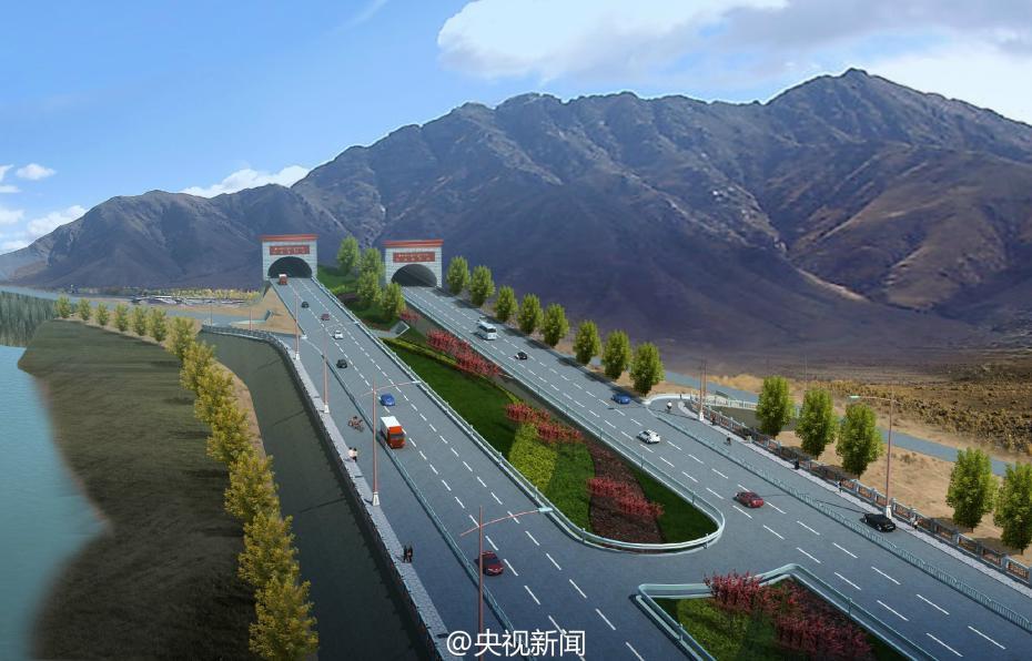 Самое высокое окружное шоссе в Китае будет построено в Лхасе
