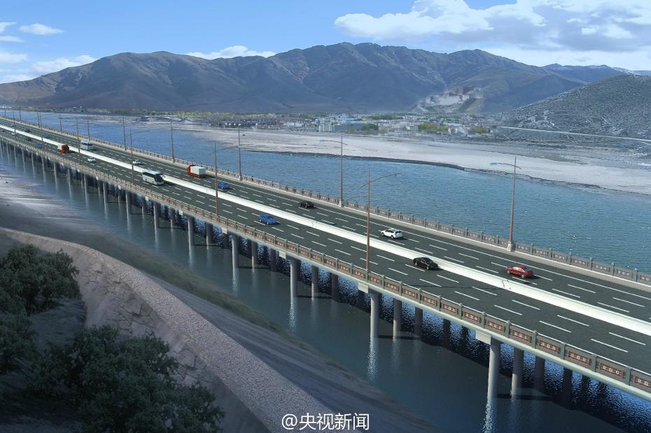 Самое высокое окружное шоссе в Китае будет построено в Лхасе