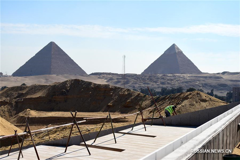 Интенсивно идет строительство Большого Египетского музея