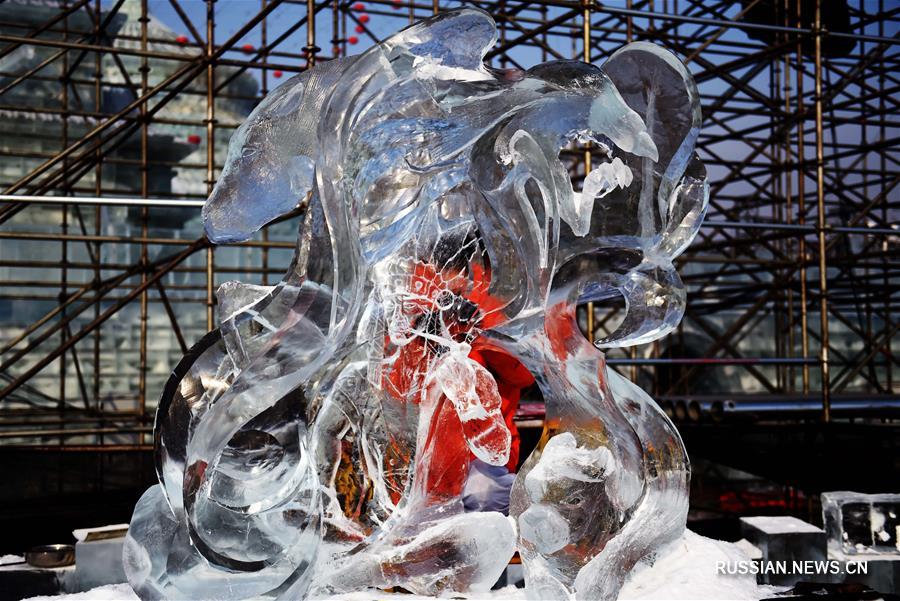 На 31-м международном конкурсе ледяных скульптур в Харбине победила российская команда