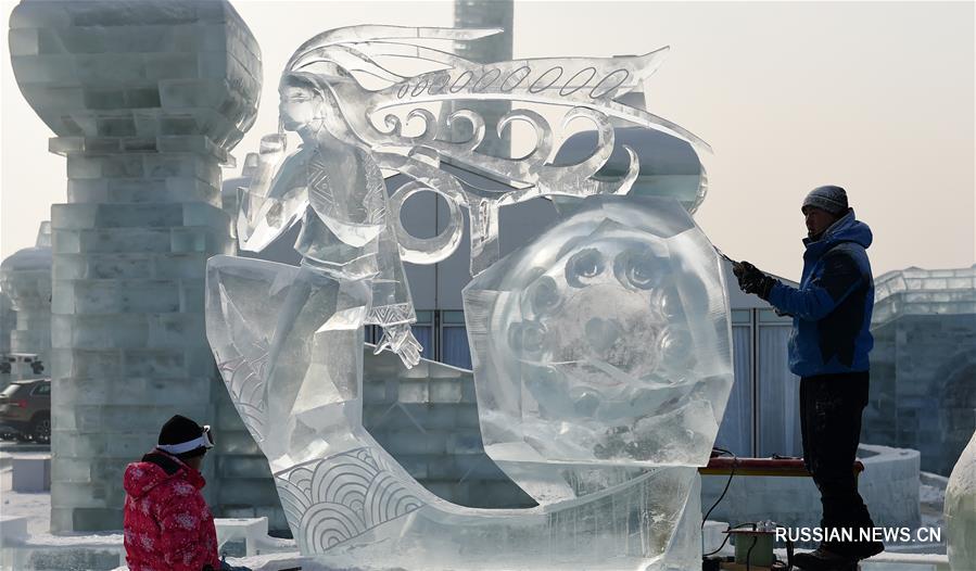 На 31-м международном конкурсе ледяных скульптур в Харбине победила российская команда