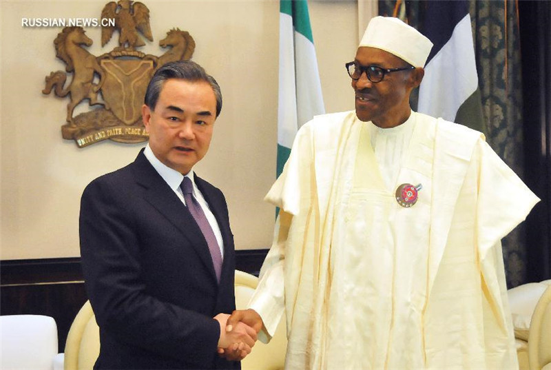 Состоялась встреча президента Нигерии и главы МИД КНР Ван И