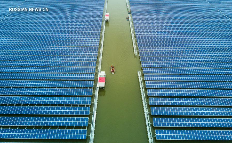 На востоке Китая в эксплуатацию сдали новые солнечные электростанции