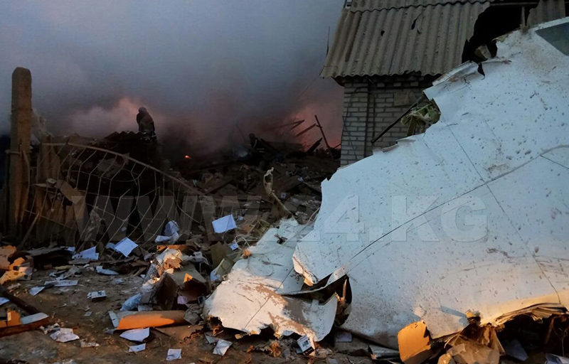 Число погибших в авиакатастрофе в Киргизии увеличилось до 37 человек