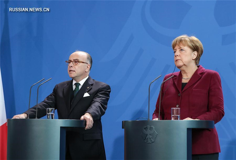 А. Меркель провела встречу с премьер-министром Франции