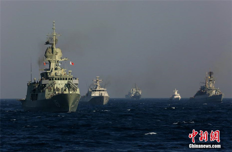 Китайские корабли приняли участие в совместных военно-морских маневрах “АМАН-2017”