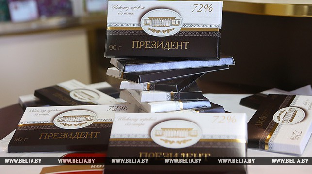 Шоколад под брендом "Президент" появился в продаже в Беларуси 