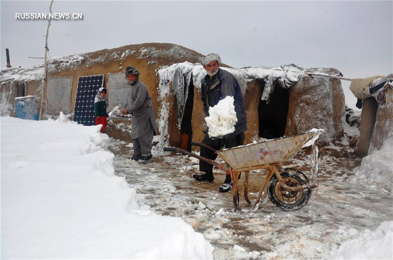14 человек погибли в результате снегопадов и морозов на севере Афганистана