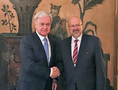  «На полях» Мюнхенской конференции по безопасности Генеральный секретарь ШОС встретился с Генеральным секретарём ОБСЕ