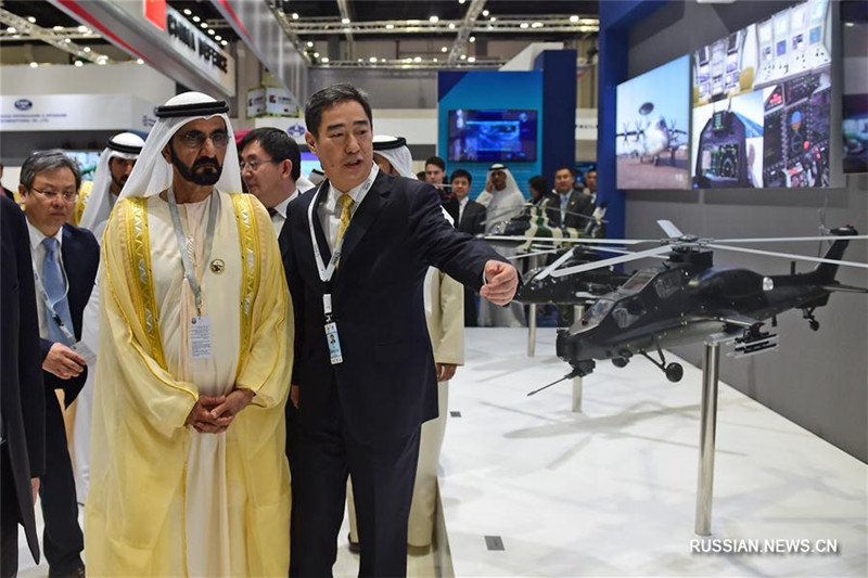 Открытие 13-й международной выставки вооружений IDEX в Абу-Даби