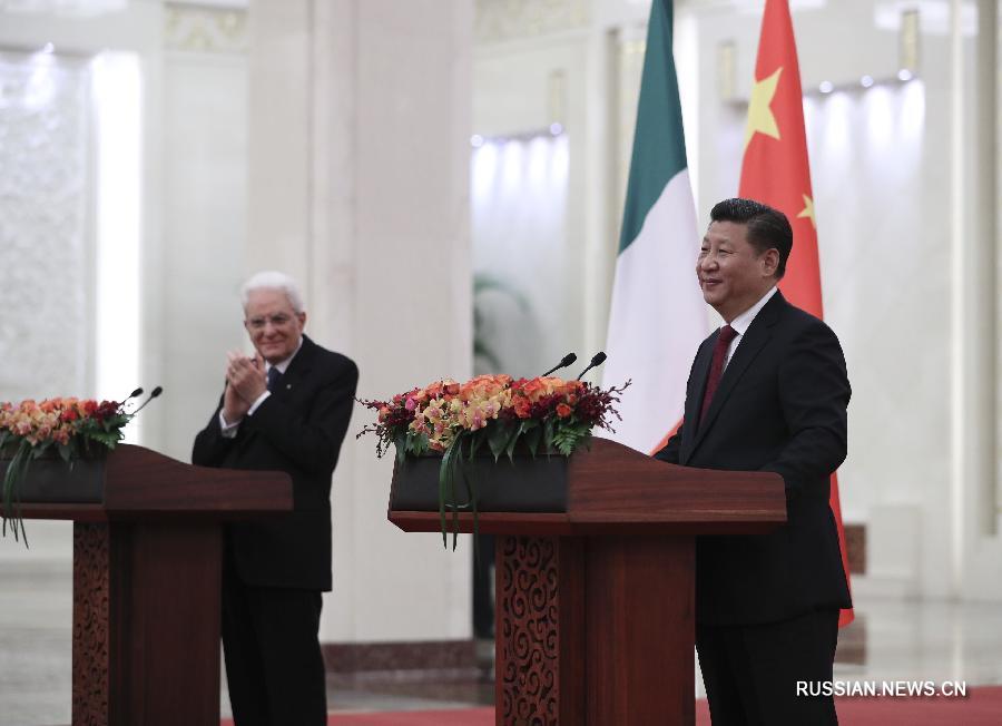 Лидеры Китая и Италии договорились вывести двусторонние отношения на более высокий уровень