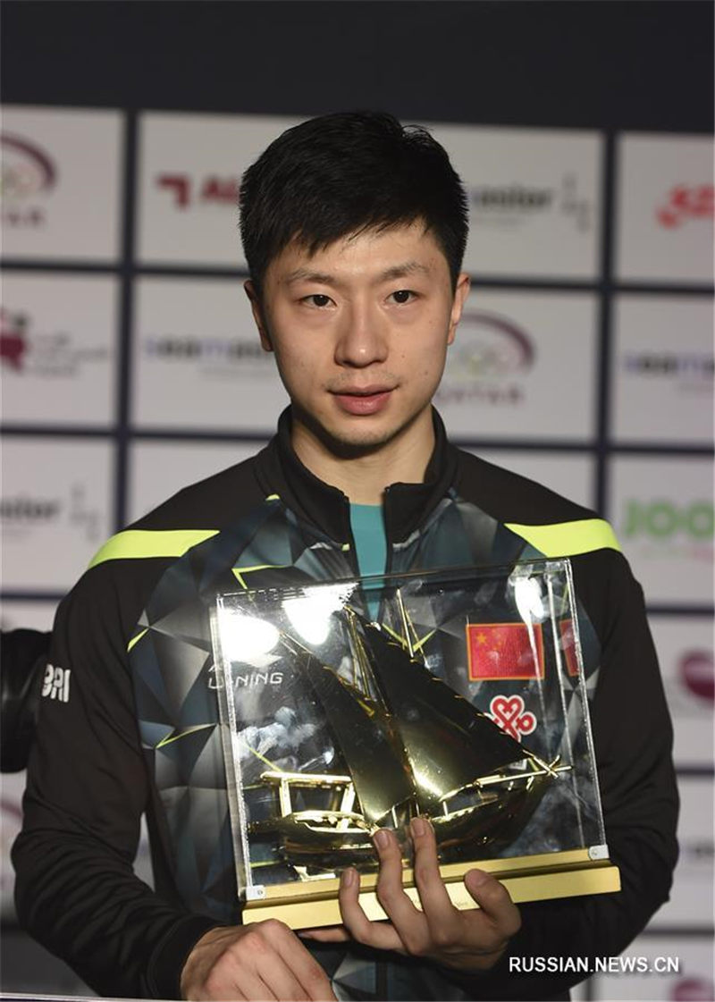 Ма Лун завоевал "золото" в одиночном разряде на Открытом чемпионате Катара по настольному теннису