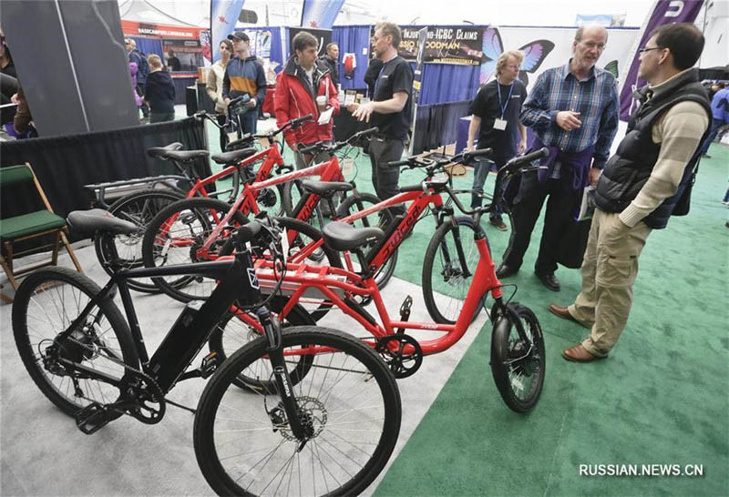 В Ванкувере открылась выставка велосипедов