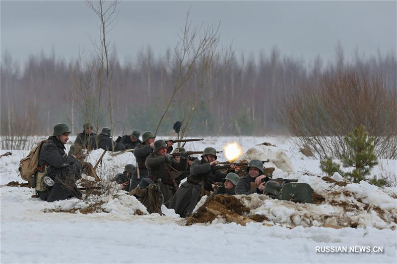Военно-исторический фестиваль "Зимняя Война. Как это было" прошел под Санкт-Петербургом