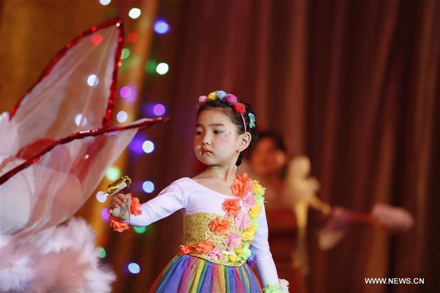 В Кыргызстане премьера нового спектакля-сказки театра ушу "Двойное сияние" прошла с аншлагом