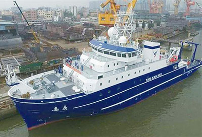 Китайское экспедиционное судно высшего уровня передано в эксплуатацию
