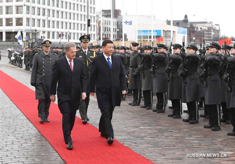 Си Цзиньпин и С. Нийнисте объявили об установлении китайско-финских отношений сотрудничества и партнерства нового типа, ориентированных на будущее
