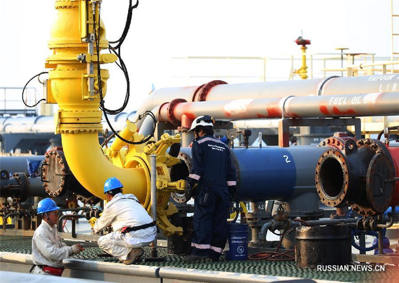 Начата работа китайско-мьянманского трубопровода для транспортировки сырой нефти