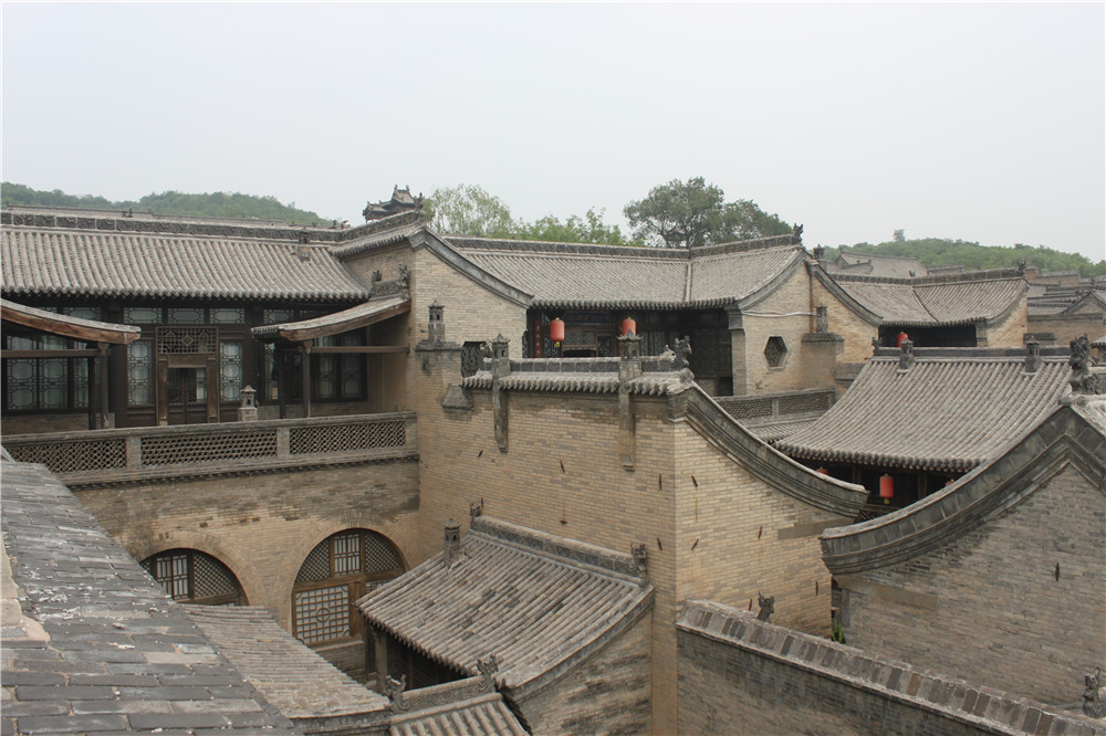 Резные крыши. Дом семьи Ван, провинция Шаньси, июнь 2015 г.