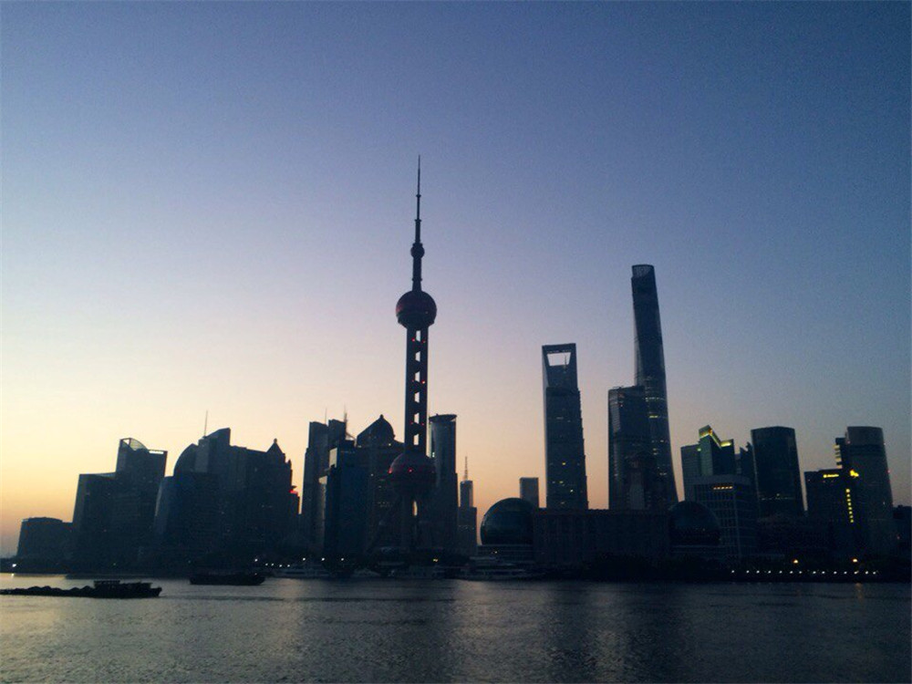 上海的日出