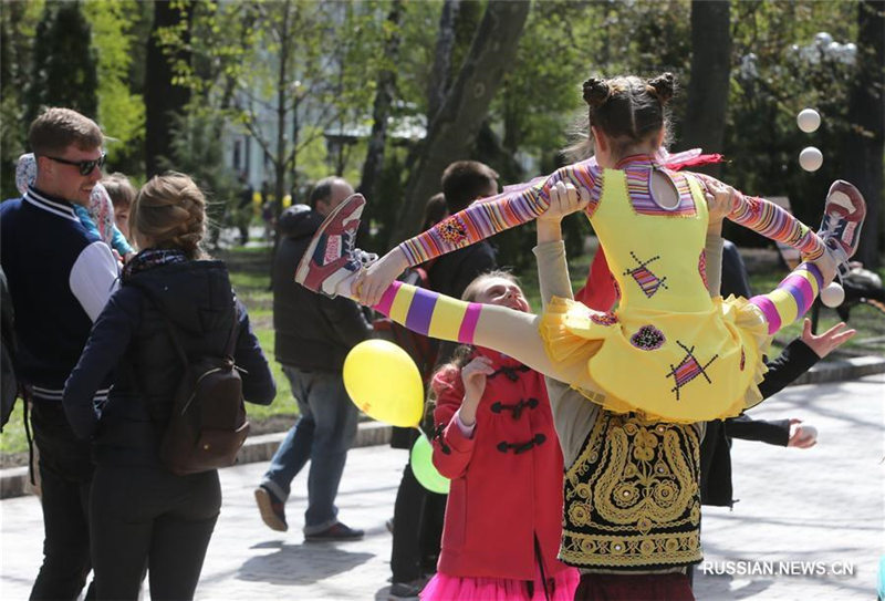В Киеве отпраздновали Международный день цирка