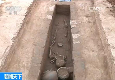 Ученые обнаружили в Центральном Китае 18 древних могил гуннов 1800 лет назад