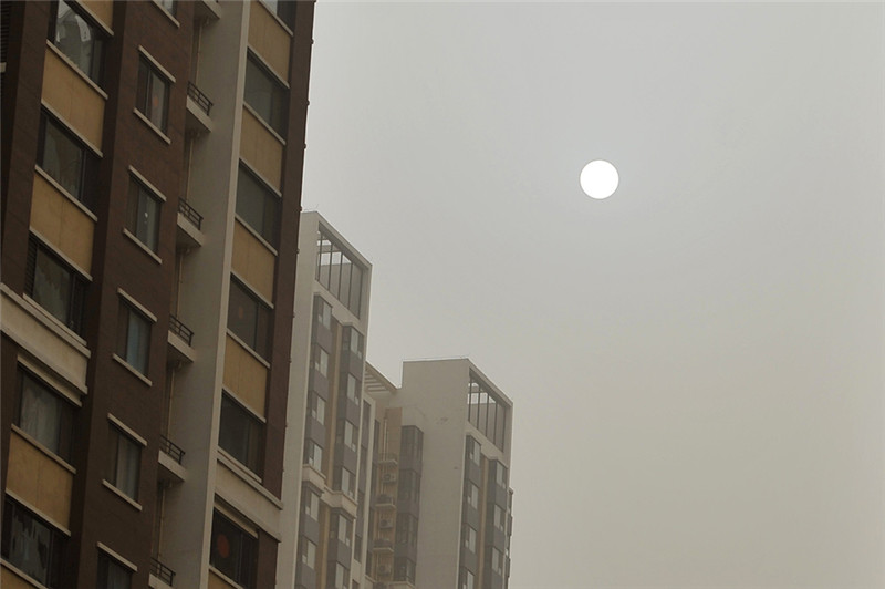 В Пекине издано «синее» предупреждение о песчаной буре