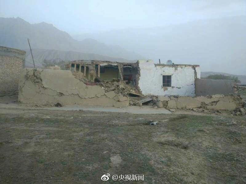 В Синьцзяне произошло землетрясение магнитудой 5,5 баллов