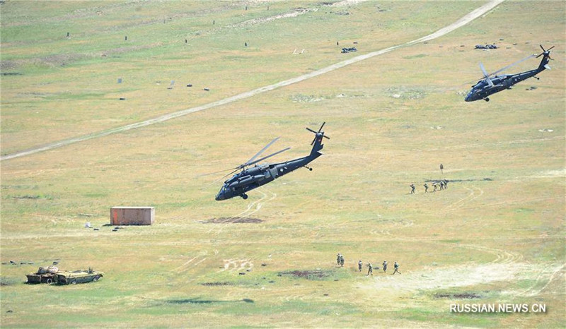 В Грузии прошли международные военные учения "Кавказский орел-2017"