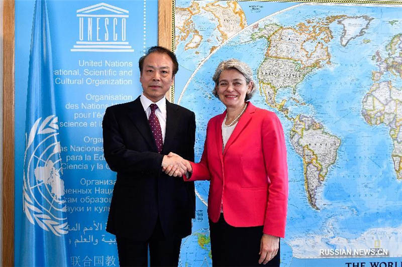 Гендиректор ЮНЕСКО встретилась с главным редактором агентства Синьхуа