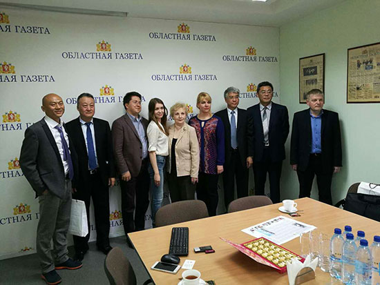 Китайская делегация СМИ посетила российские медиа